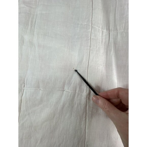 Vintage Baby Crib Toddler Bed Quilt Easter Bunny Red White Gingham 53”x39” - Picture 11 of 13